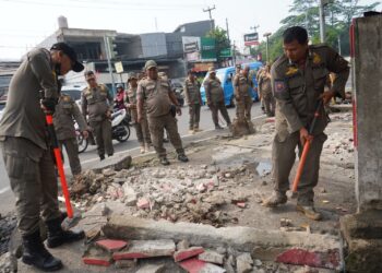 Sebanyak 52 Bangli di Samping ITC Cibinong, 80% Pedagang Bongkar Mandiri