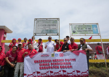 Pemkab Bogor Gelar Ekspedisi Merah Putih Di SD Cikoneng Cisarua