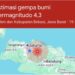 Gempa Bumi Magnitudo 4,9 Guncang Bekasi, Getaran Terasa di Bogor