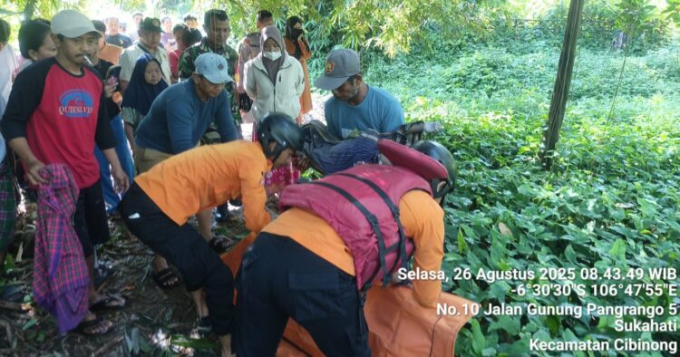 Bocah 5 Tahun di Sukaraja Hilang Saat Mandi, Ditemukan Meninggal di Kali Ciliwung