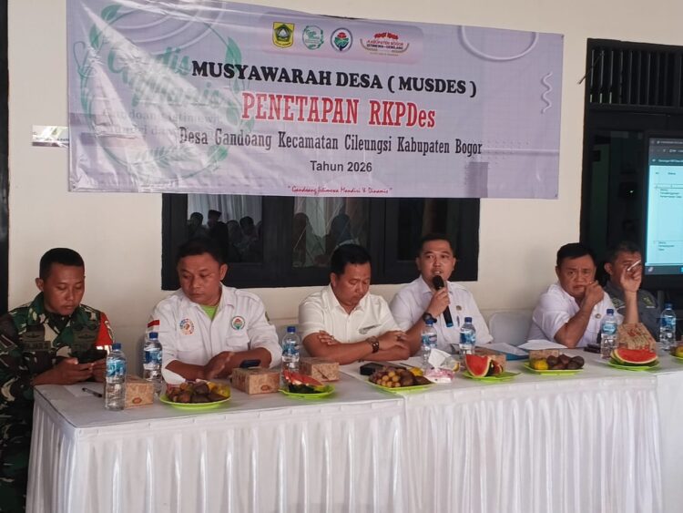RKPDes Gandoang 2026, Pemberdayaan Masyarakat Mulai Jadi Prioritas