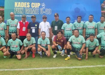 Turnamen Sepak Bola U-40 Antar Dusun di Desa Bojong Nangka Meriah, Dusun 2 Raih Juara