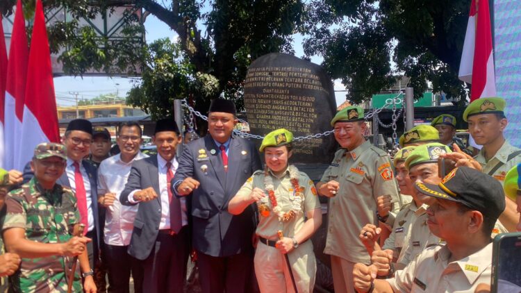 Pemkab Bogor Resmikan Tugu Perjuangan di Alun-Alun Jonggol, Kenang Jasa Mayor Oking