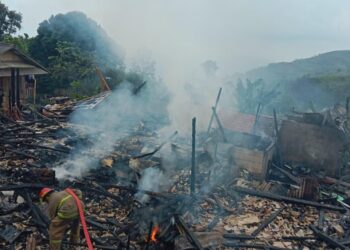 Dua Rumah di Sukamakmur Ludes Terbakar, Diduga Akibat Korsleting Listrik