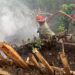 Lapak Kayu di Tanjungsari Terbakar, Diduga Akibat Api dari Pembakaran Sampah