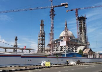 Sempat Terkendala Material, Pembangunan Masjid Raya Bogor Tetap Dikebut
