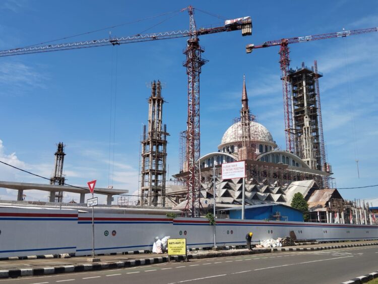 Sempat Terkendala Material, Pembangunan Masjid Raya Bogor Tetap Dikebut