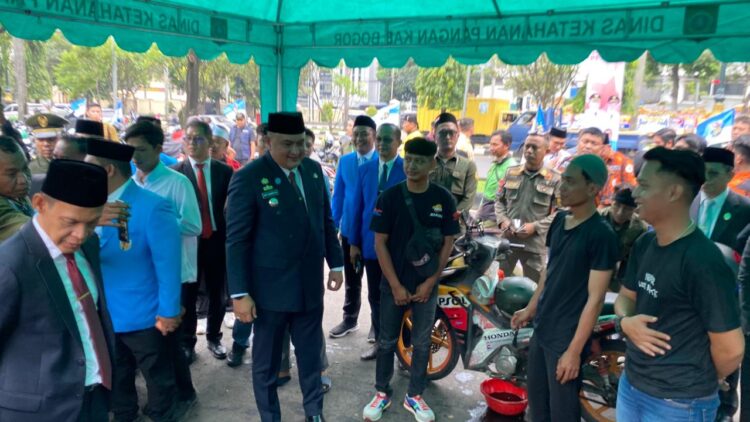 DPD KNPI Kabupaten Bogor Manjakan Ojek Online di Hari Sumpah Pemuda