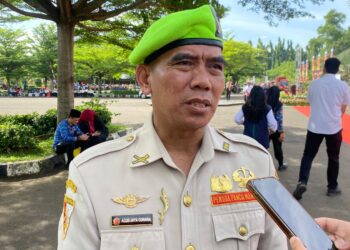 Pemuda Panca Marga Kabupaten Bogor Maknai Hari Pahlawan dengan Perawatan Tugu Perjuangan