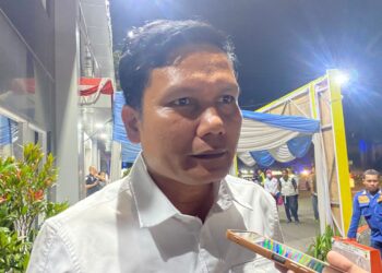 Kepala Bakesbangpol Kabupaten Bogor Ferdinando Selmi Pardede memberikan keterangan terkait kondusivitas perayaan Natal 2025