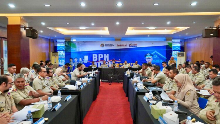 Buka Rakerda Kanwil BPN Provinsi Aceh, Sekjen ATR/BPN Ingatkan Capaian Kinerja Tak Sekadar Angka