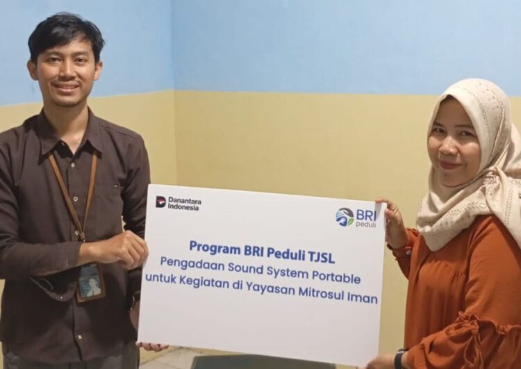Dukung Aktivitas Yayasan, BRI Bogor Dewi Sartika Salurkan TJSL