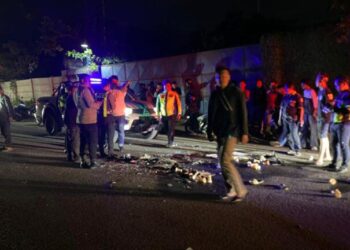 Kapolres Bogor AKBP Wikha Ardilestanto memaparkan data statistik kecelakaan lalu lintas tahun 2025.