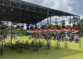 Keseruan salah satu event wisata di Kabupaten Bogor yang menyedot ribuan wisatawan