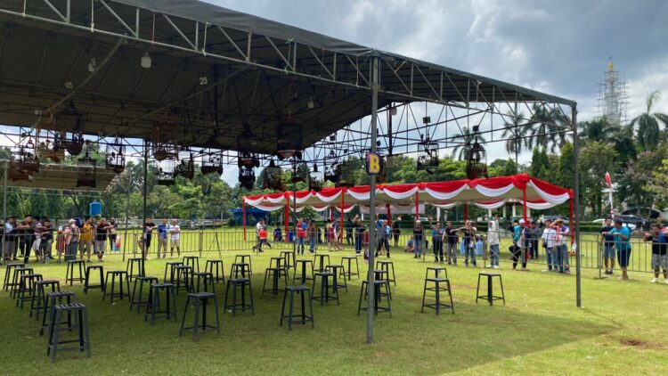 Keseruan salah satu event wisata di Kabupaten Bogor yang menyedot ribuan wisatawan