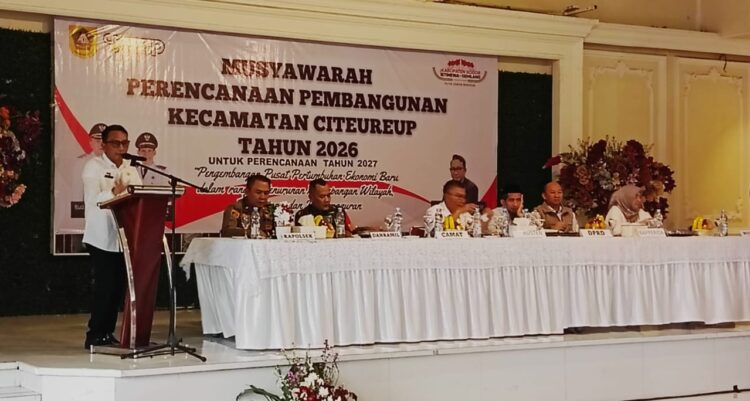 Kejar Target Pertumbuhan Ekonomi, Musrenbang Citeureup Siapkan Pagu Rp10,8 Miliar untuk Tahun 2027