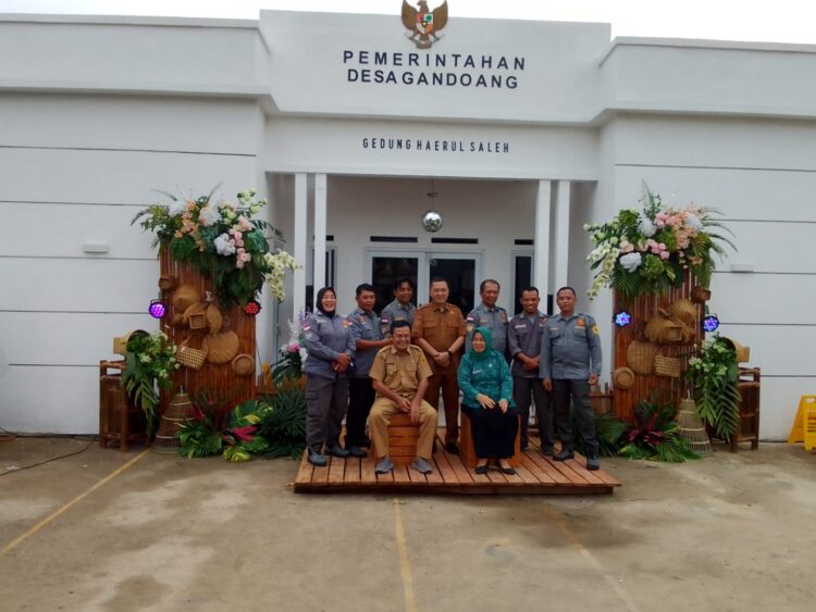 Gedung kantor baru Desa Gandoang yang diberi nama Gedung Haerul Saleh di Kecamatan Cileungsi