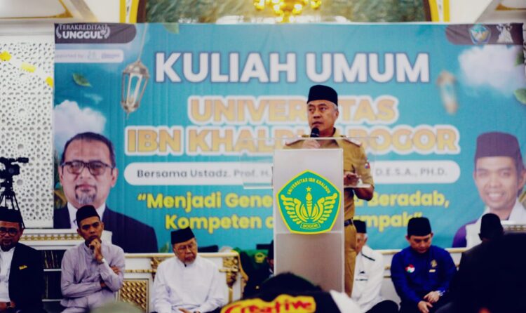 Hadiri Kuliah Umum UAS di UIKA, Sekda Bogor: Adab Adalah Benteng Ilmu