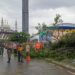 Angin Puting Beliung Acak-acak Pakansari: Atap Stadion Ambrol Satu Orang Terluka
