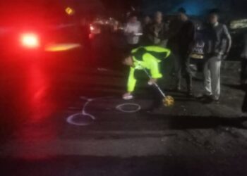 Tragis! Tabrakan Motor vs Pick Up, Pengendara Motor Tewas