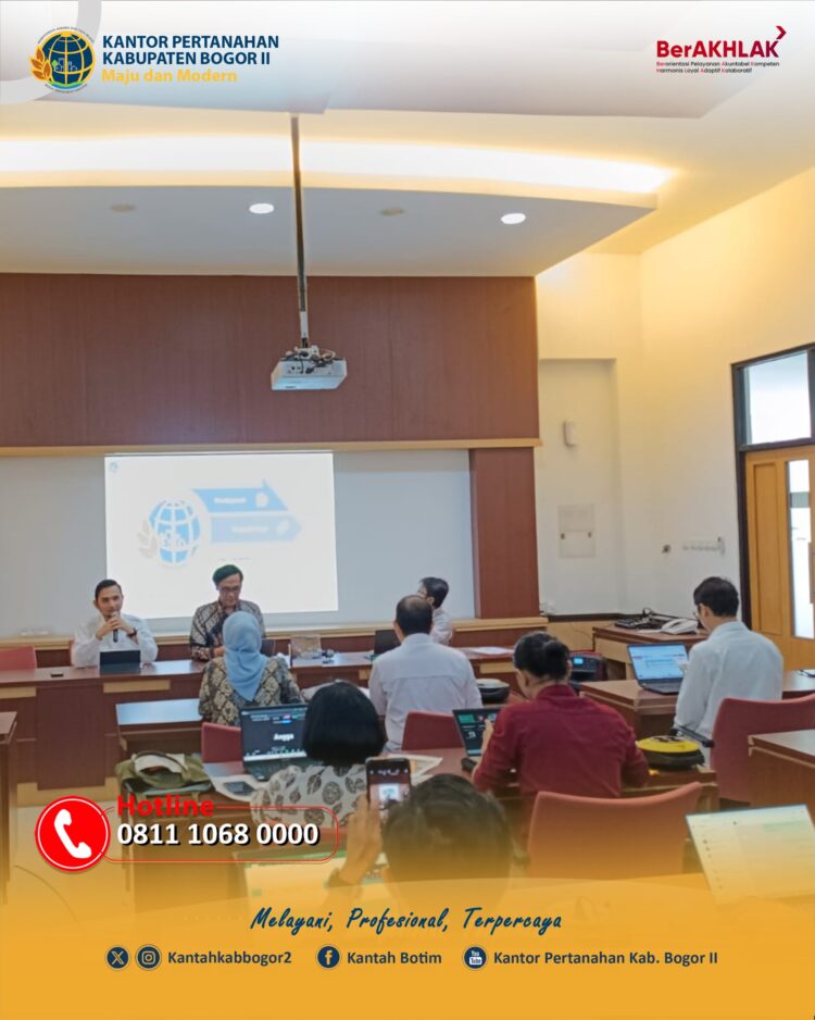 Percepat Sertipikasi Aset Negara, Kantah Kabupaten Bogor II Perkuat Koordinasi