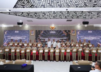 Buktikan Komitmen dalam Memperbaiki Layanan, Satker Kementerian ATR/BPN Meraih 1 Predikat WBBM dan 31 Predikat WTAB