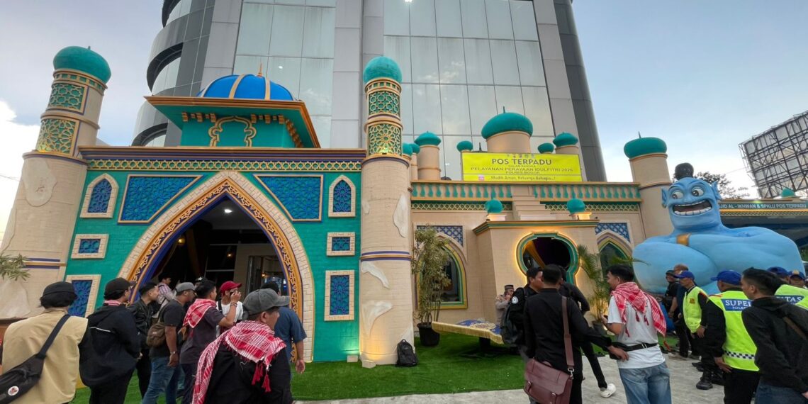 Pos Terpadu Unik Bertema Aladin di Gadog, Kapolres: Disiapkan untuk Tempat Istirahat Pemudik