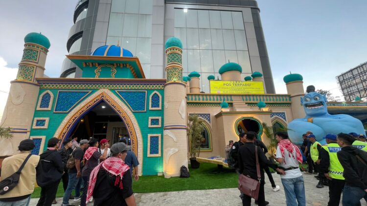 Pos Terpadu Unik Bertema Aladin di Gadog, Kapolres: Disiapkan untuk Tempat Istirahat Pemudik