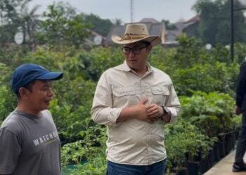 Dukung Ketahanan Pangan, Sastra Winara Kunjungi Pasar Petani Garuda