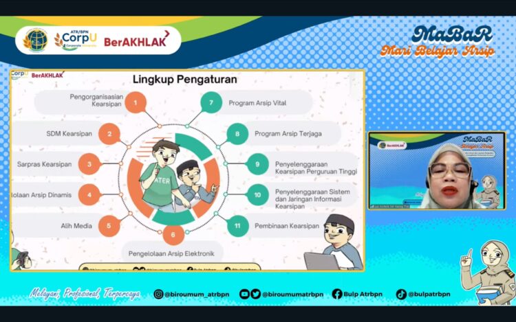 Sosialisasi Permen 2/2026 tentang Kearsipan, Sekjen ATR/BPN: Pengelolaan Arsip Penting bagi Pelayanan Pertanahan