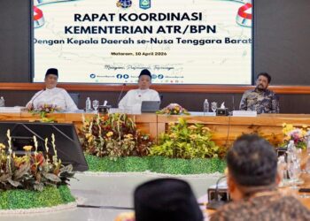 Rakor Bersama Pemda NTB, Menteri Nusron Sebut Integrasi Data Tanah dan Pajak Bisa Dongkrak PAD hingga 300%