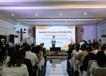 Hadiri Perayaan Paskah Kementerian ATR/BPN, Menteri Nusron: Paskah Membangun Semangat Kebangkitan Bangsa