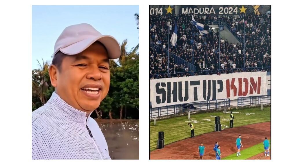 ‎Bobotoh Bentangkan Spanduk “Shut Up KDM”, Begini Respon Dedi Mulyadi!