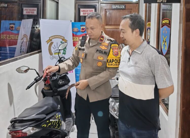 Polsek Rancabungur Gagalkan Tawuran, 3 Motor dan 1 Sajam Diamankan