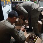 Satpol PP Kabupaten Bogor Tertibkan 257 Botol Miras Ilegal di Babakan Madang