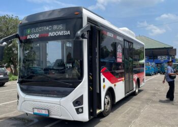 Hari Perdana Operasional Kabogor Electric Bus Trayek Bojonggede–Sentul Sepi Penumpang