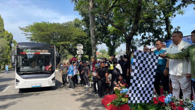 Pemkab Bogor Luncurkan 4 Bus Listrik Gratis Rute Bojonggede-Sentul