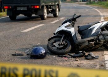 Gagal Nyalip, Pengendara Motor Tewas di Ciseeng