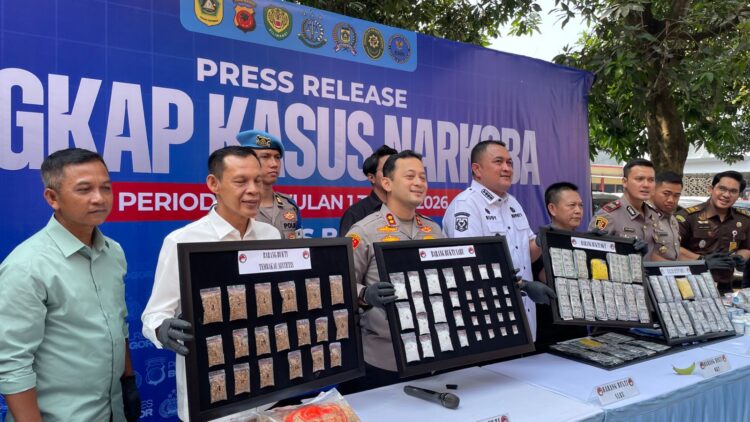 Polres Bogor Ungkap 113 Kasus Narkoba Selama Januari-Mei 2026