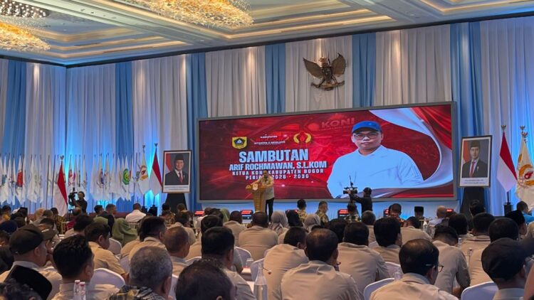 Targetkan Peningkatan Prestasi Atlet, Pengurus KONI Kabupaten Bogor Periode 2026–2030 Resmi Dilantik