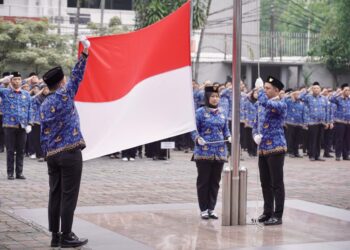 Peringati Harkitnas ke-118, Kementerian ATR/BPN Gelar Upacara dengan Semangat Jaga Tunas Bangsa demi Kedaulatan Negara