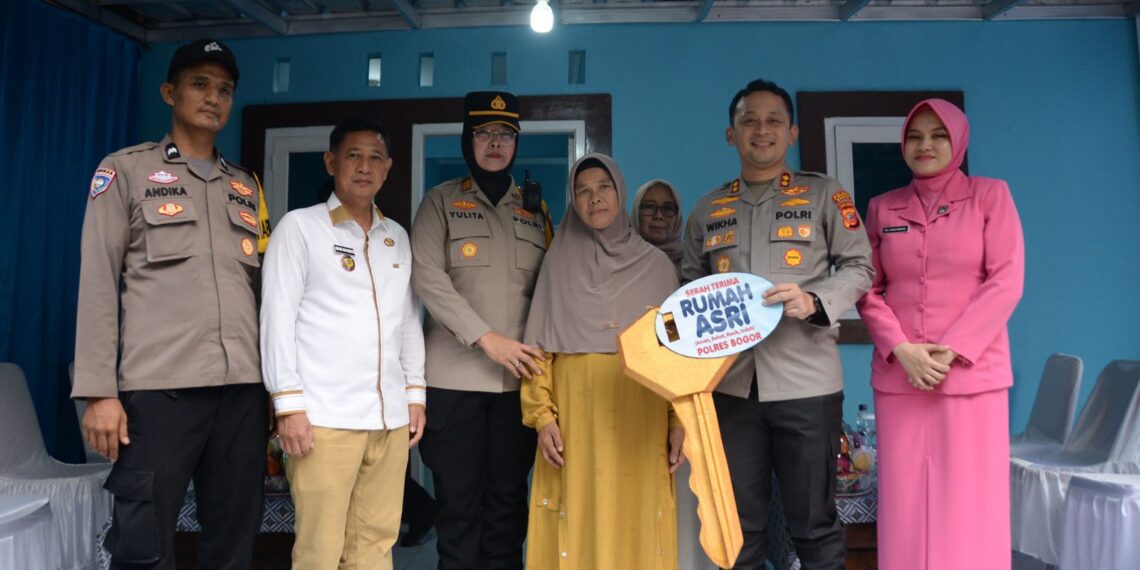 Polres Bogor Rampungkan 13 Unit Rumah ASRI, Kapolres Tegaskan Program Rutilahu Berlanjut