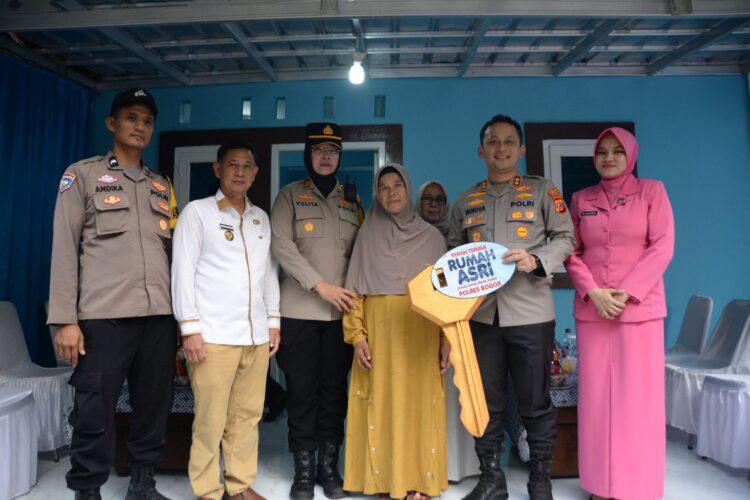 Polres Bogor Rampungkan 13 Unit Rumah ASRI, Kapolres Tegaskan Program Rutilahu Berlanjut