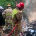 ‎Las Listrik Picu Kebakaran Gudang Rongsok di Sentul ‎