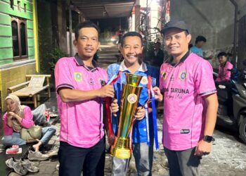 Tlajung Udik Mendominasi di Turnamen Sepak Bola Katar Kecamatan Gunung Putri, Bondan: Alhamdulillah Kami Juara