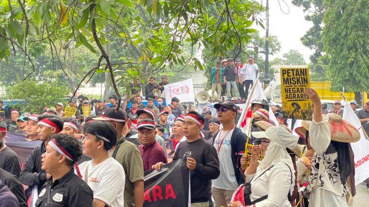 Konflik Lahan Memanas, Ribuan Warga Dua Kecamatan Datangi ATR/BPN Kabupaten Bogor I