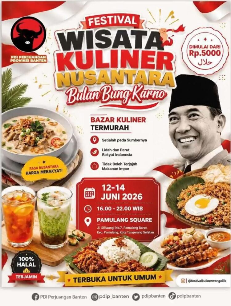 Bakar Semangat Berdikari, Gita Swarantika Sulap Bulan Bung Karno Jadi Panggung UMKM Banten