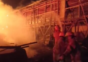 Kandang Ayam Dua Lantai di Caringin Terbakar, 18 Ribu Ekor Terpanggang