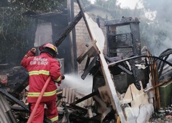 Diduga Korsleting Listrik, Satu Rumah di Ciampea Bogor Ludes Terbakar