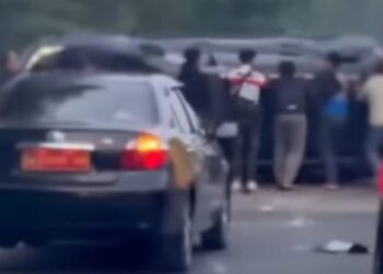 Diduga Microsleep, Fortuner Terbalik di Tol Jagorawi KM 30 Ciawi